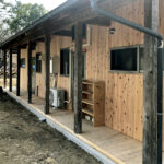 服部緑地 日本民家集落博物館 板倉造りの事務所棟　外観04