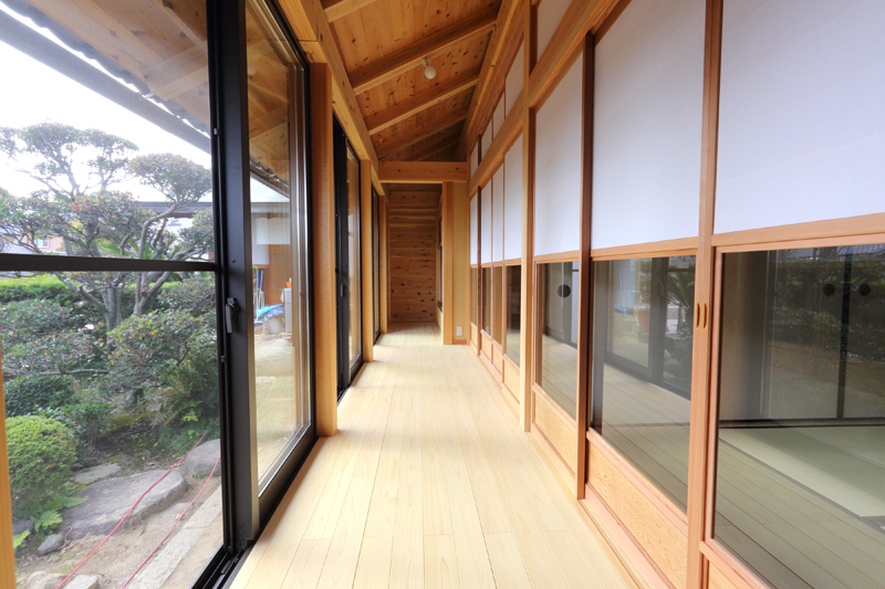 寝屋川木屋元町 板倉造り庫裏 廊下