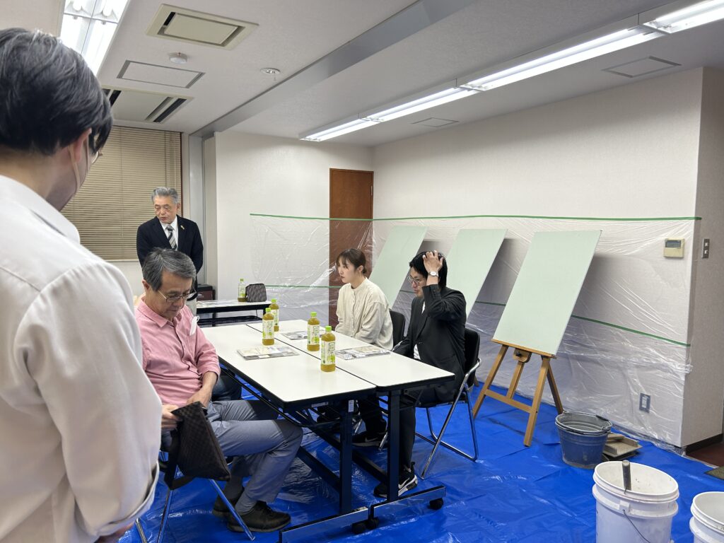 漆喰塗装体験会01