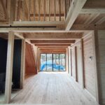 京都府船井郡京丹波町「自然の中で叶えた、想いを込めた板倉の家」リビング・ダイニング