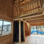 京都府船井郡京丹波町「自然の中で叶えた、想いを込めた板倉の家」玄関