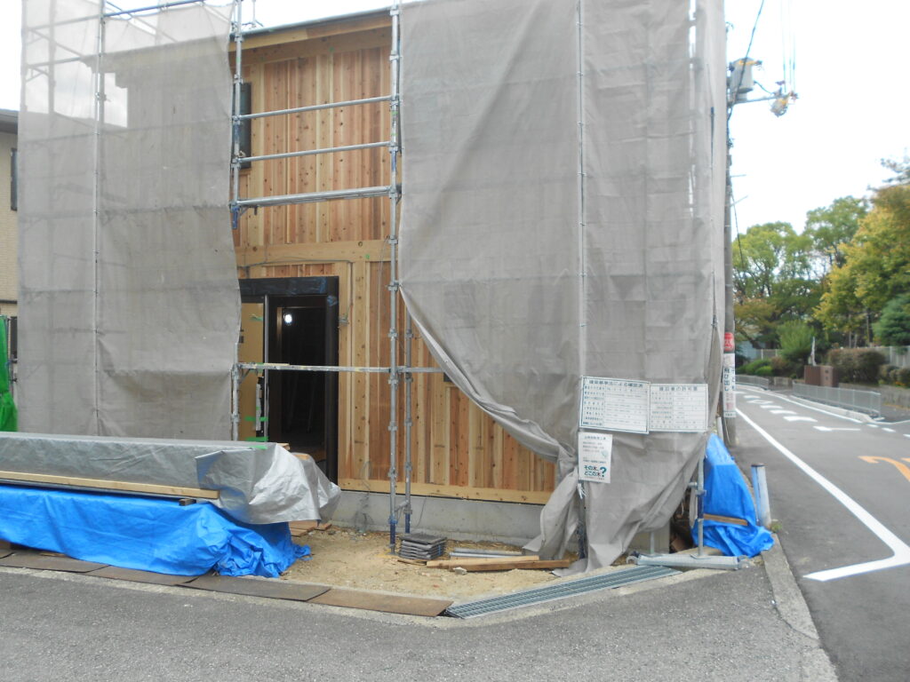 中間検査時の建物外観