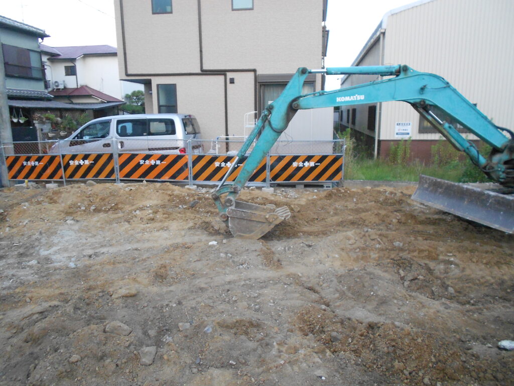 解体完了後の更地の状態