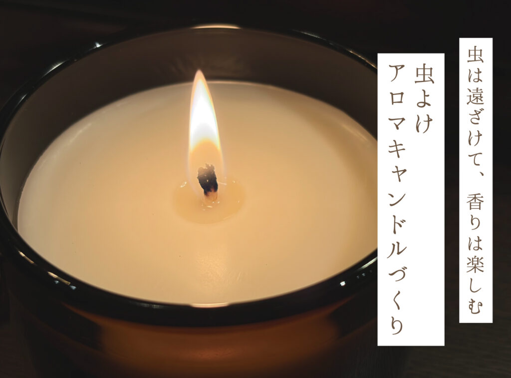 虫よけアロマキャンドルづくり